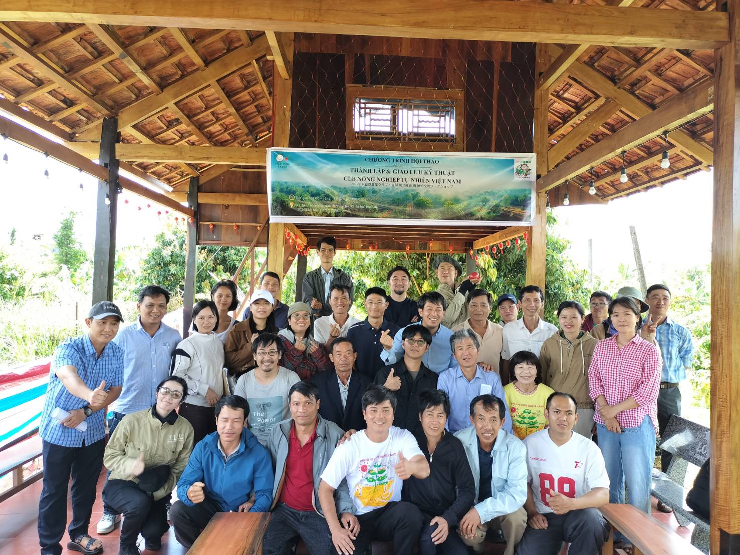 Natural Farming Vietnam 設立イベント集合写真